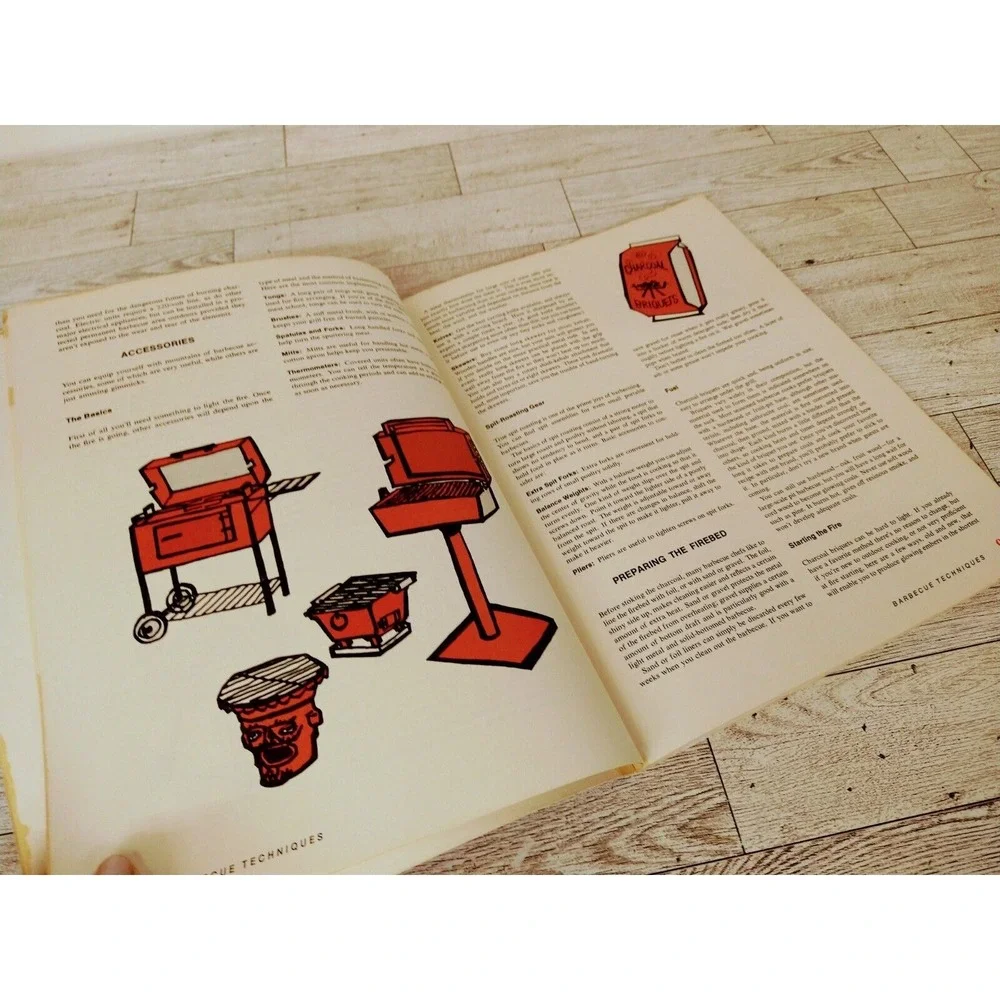 Sunset‎ Barbecue Cook Book - Vtg 1974 - Paperback BBQ Cookbook Recipes